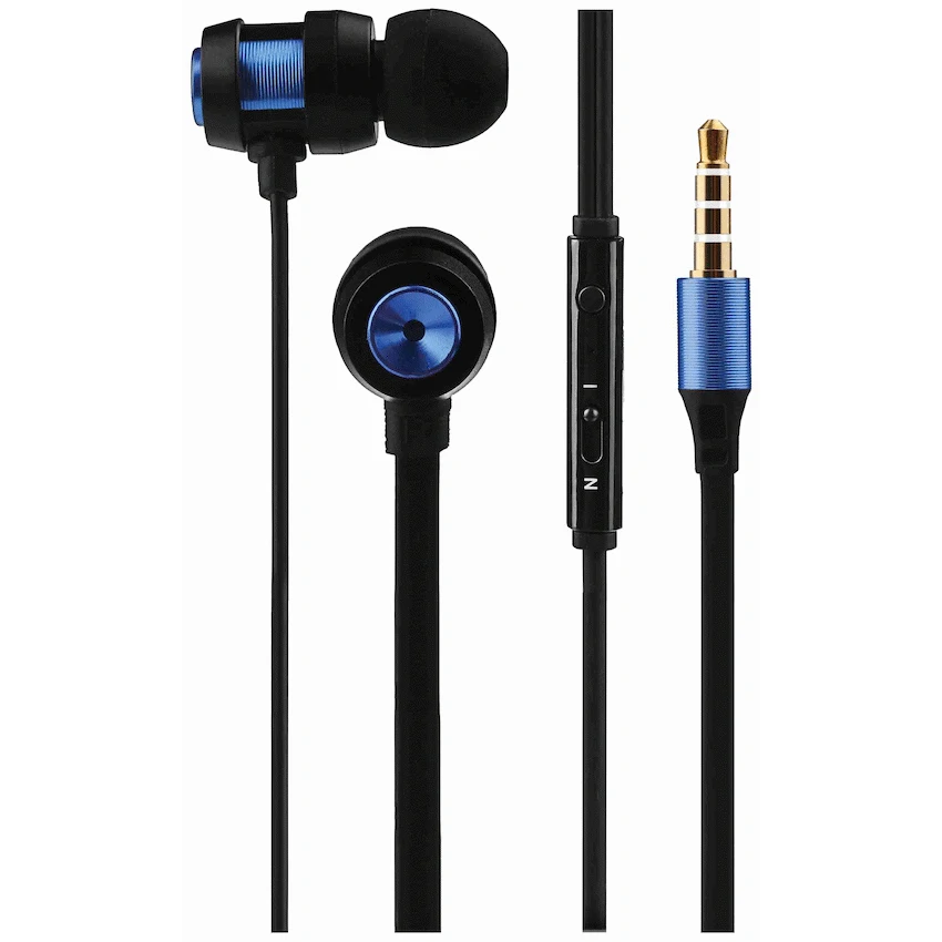Volkano Alloy Series Metal Earphone - Blue