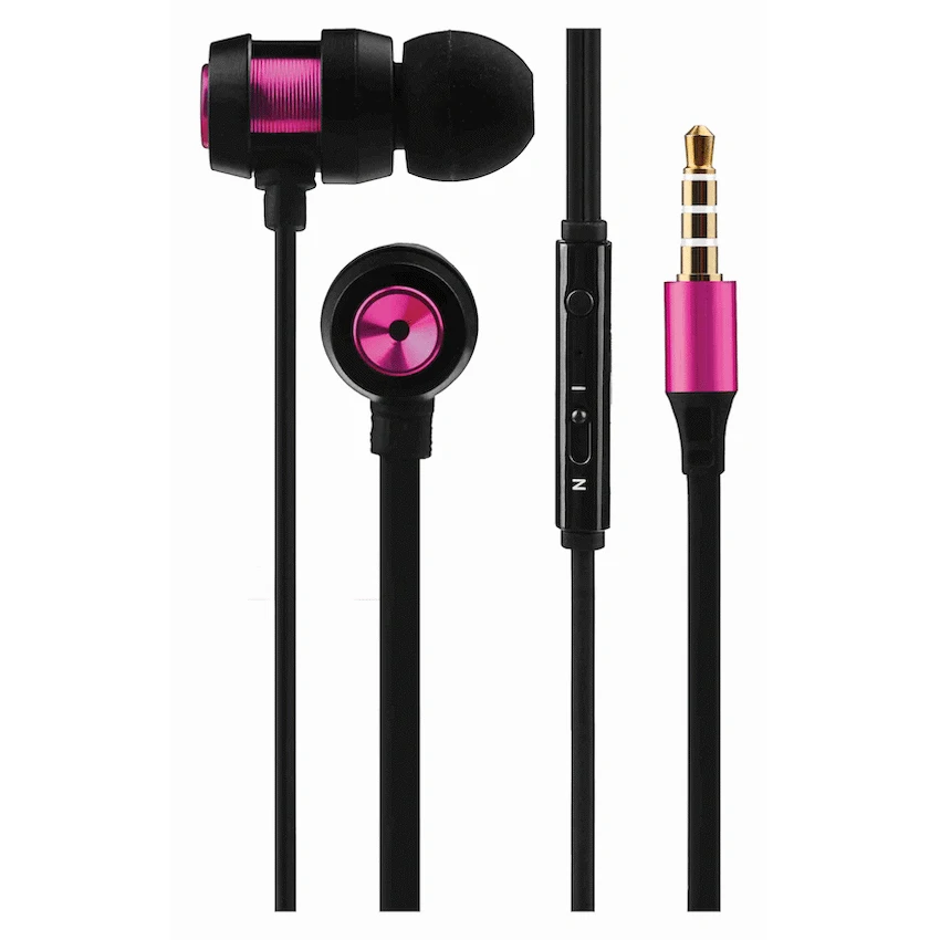 Volkano Alloy series metal earphone - Purple - Image 2