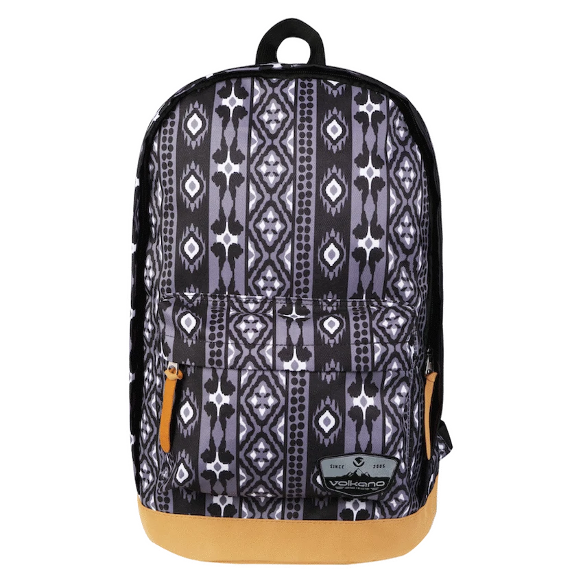 Volkano Suede Series Backpack - Ethnic - Dark Grey - Image 2