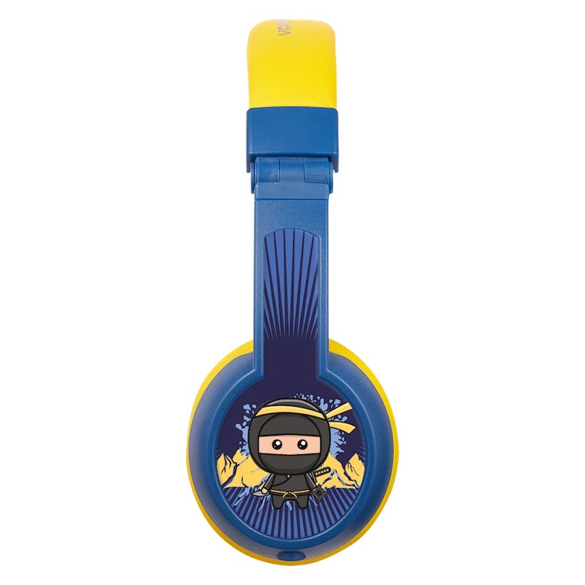 Volkano Sidekick Series Wired Kiddies Headphones with Share Port - Yellow/Blue - Image 4