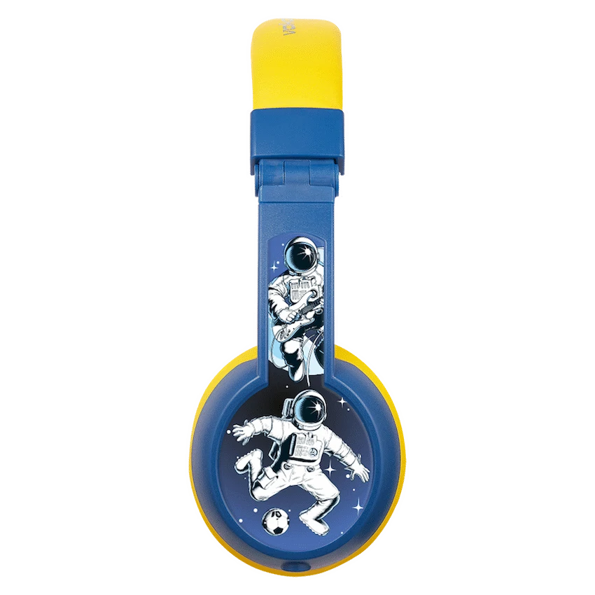 Volkano Sidekick Series Wired Kiddies Headphones with Share Port - Yellow/Blue - Image 5