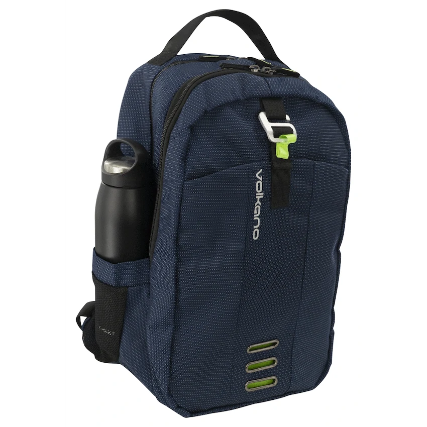 Volkano Latitude Laptop Backpack - Navy/Lime