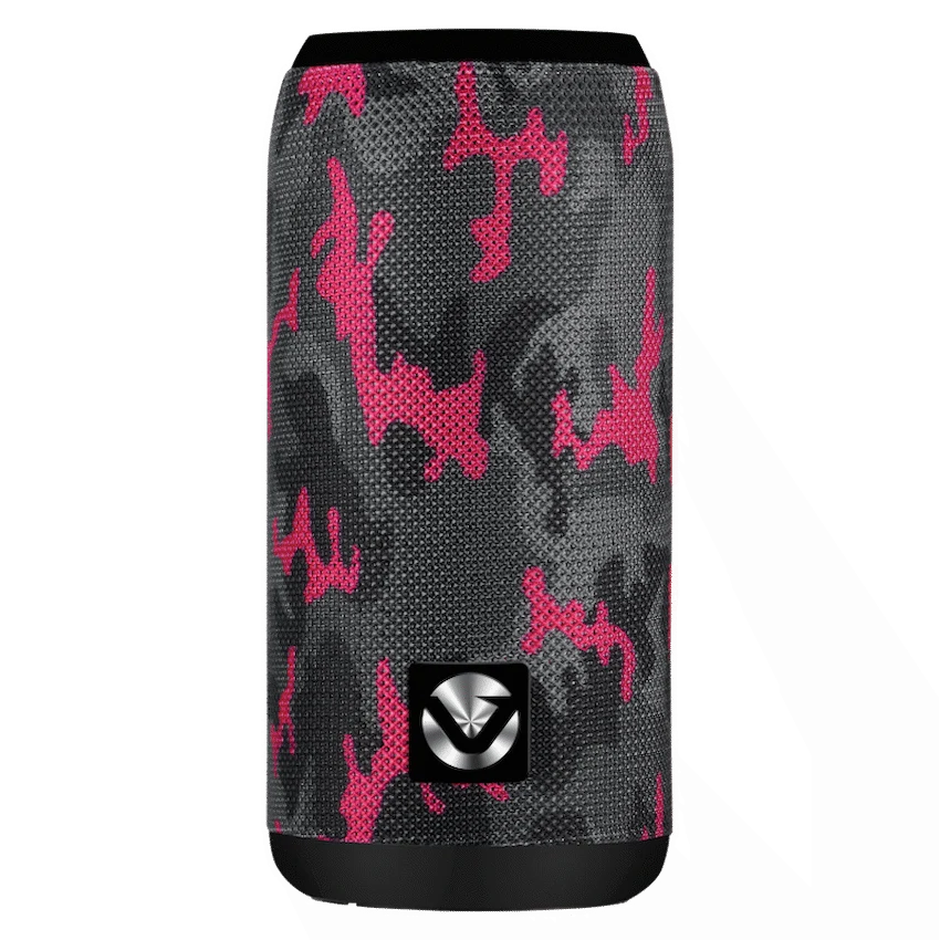 Volkano Stella Series Bluetooth Speaker - Pink Camo Design