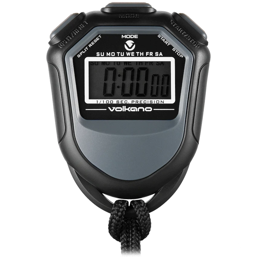 Volkano Track Series Stopwatch - Black