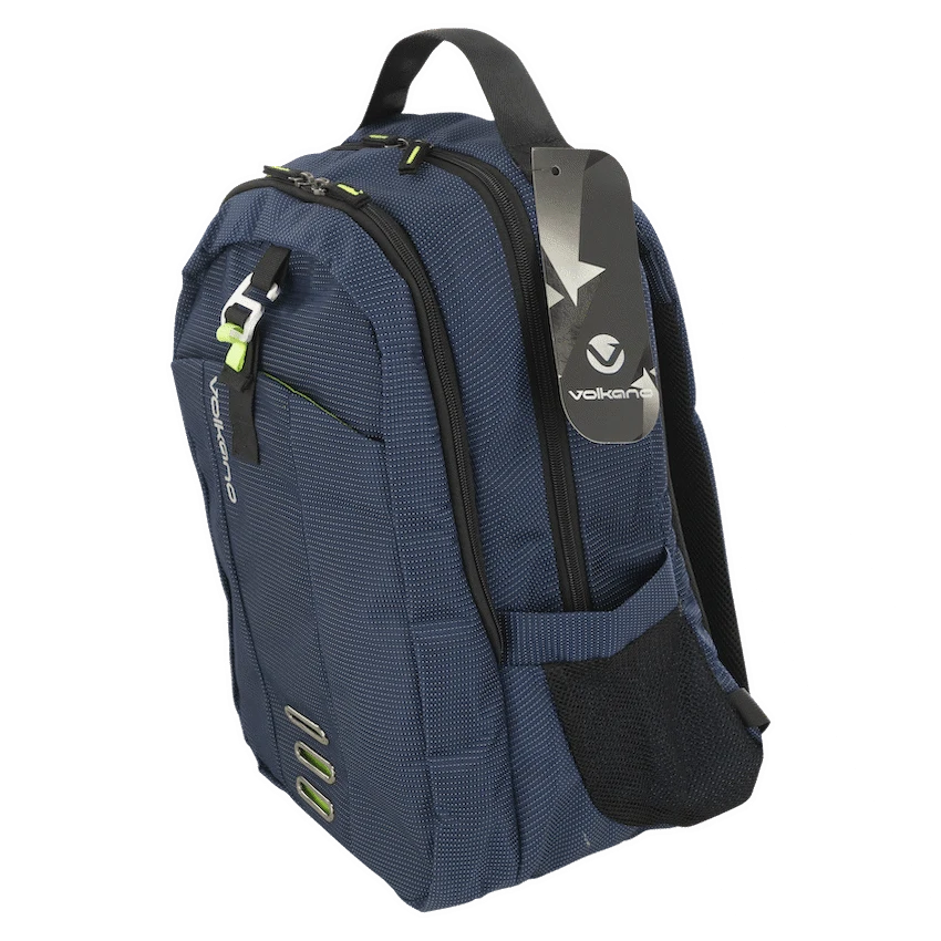 Volkano Latitude Laptop Backpack - Navy/Lime - Image 2