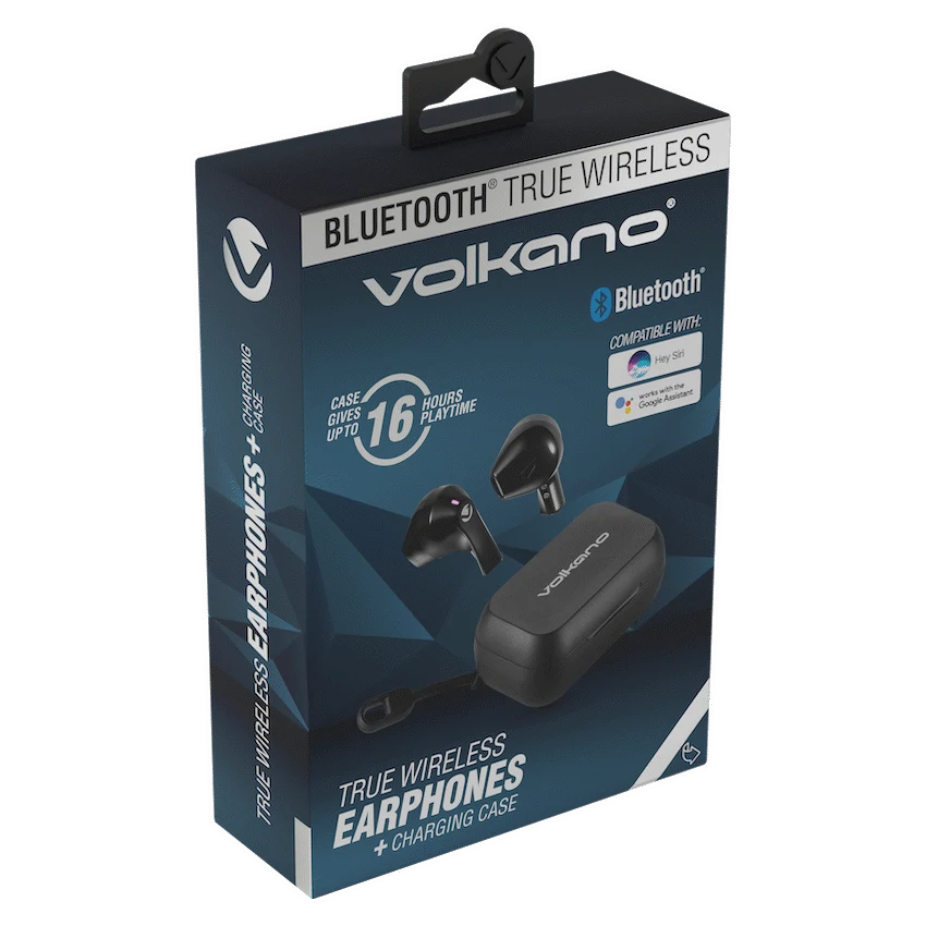 Volkano Equinox Series True Wireless Earphones - Black - Image 2
