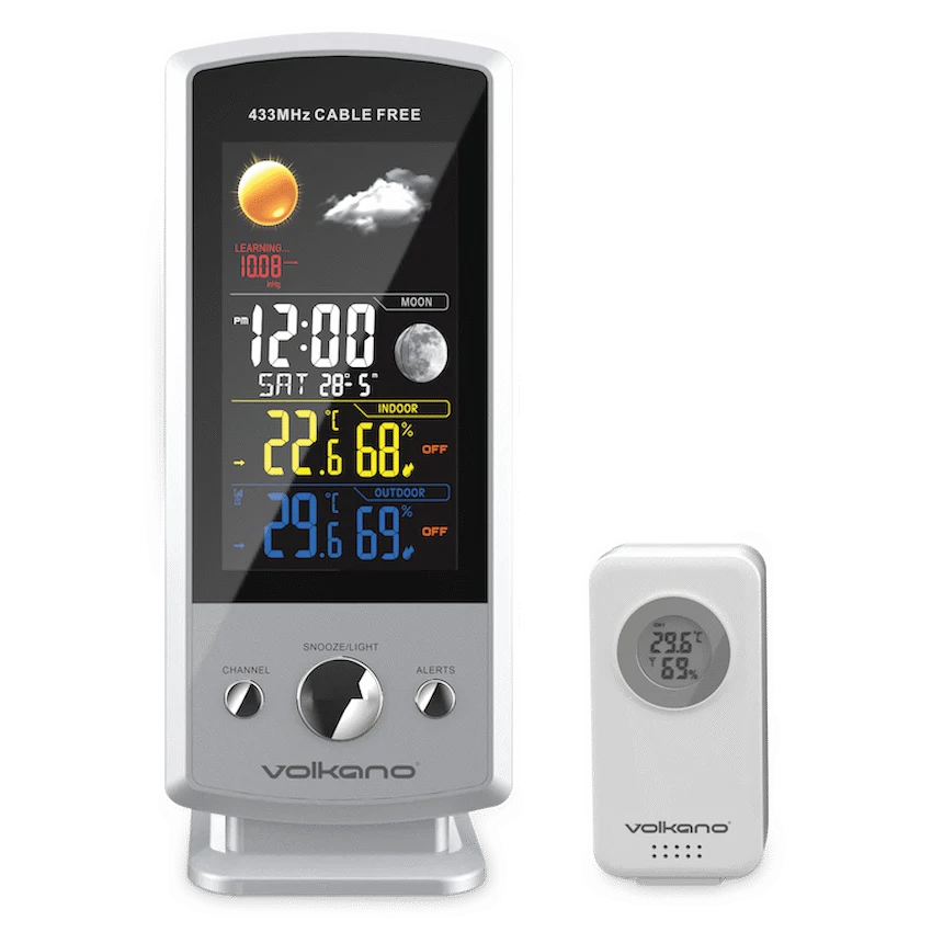 Volkano Drizzle series Weather Station - White