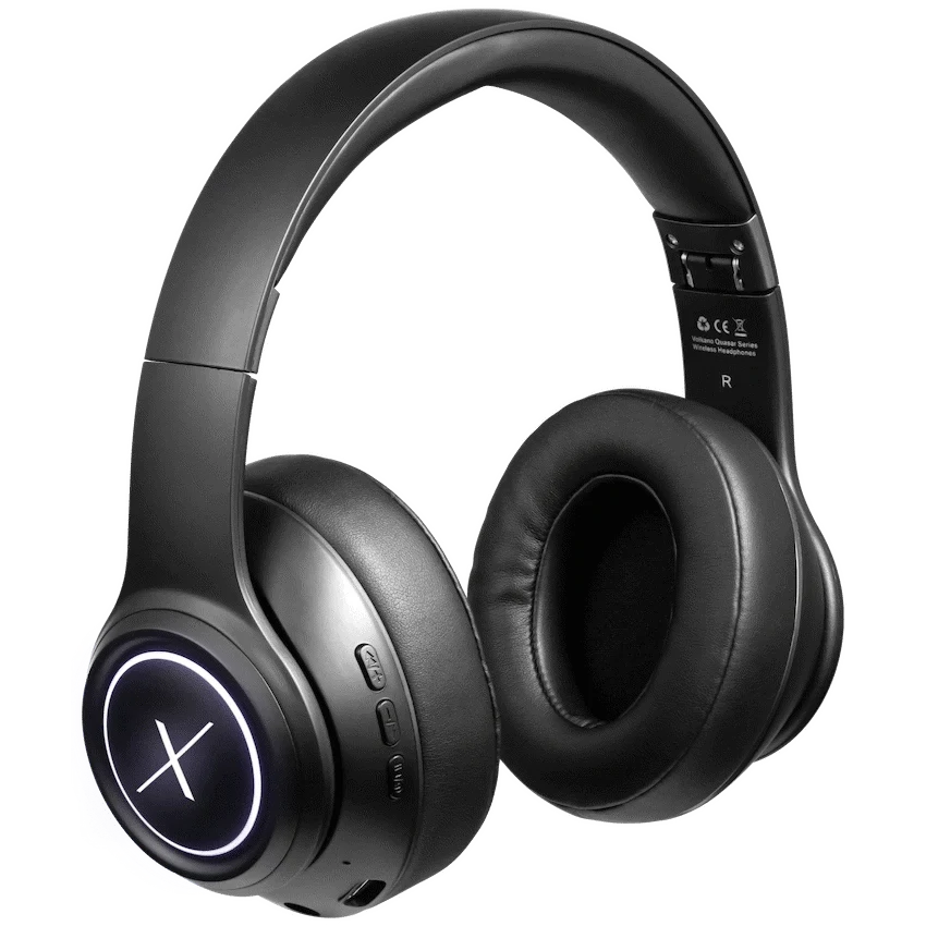 VolkanoX Quasar Series Bluetooth Headphones - Black - Image 2