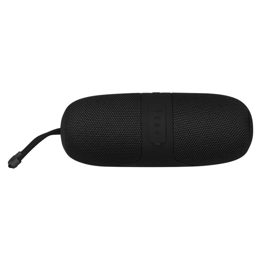 Volkano Flow Series Portable Bluetooth Speaker - Black with Grey Buttons - Image 3