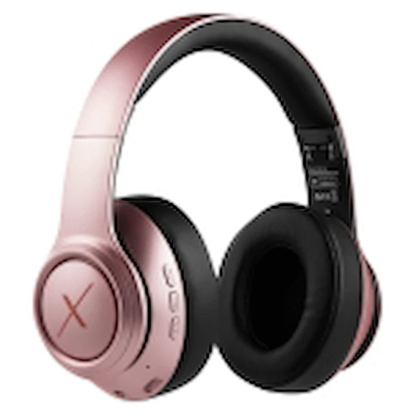 VolkanoX Quasar Series Bluetooth Headphones - Rose Gold - Image 2