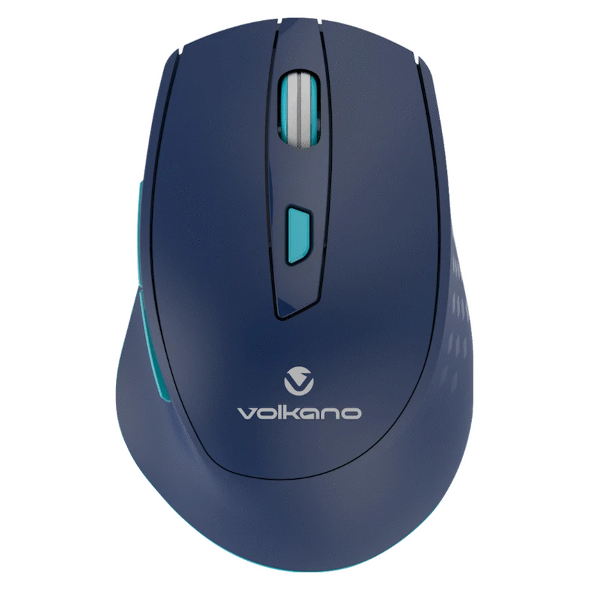 Volkano Chrome Series Wireless Mouse - Blue