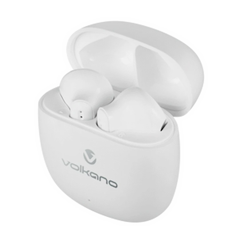 Volkano Sleek Series TWS Earphones - White - Image 3