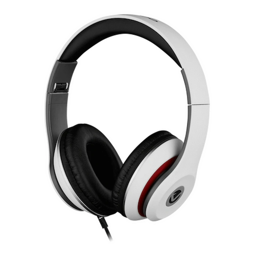 Volkano Falcon Series Headphones with Microphone - White - Image 3