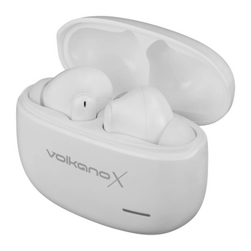 VolkanoX VXT200S Hybrid ANC TWS Earphones - White - Image 6