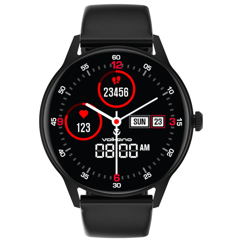 Volkano Soul Series Smart Watch - Black