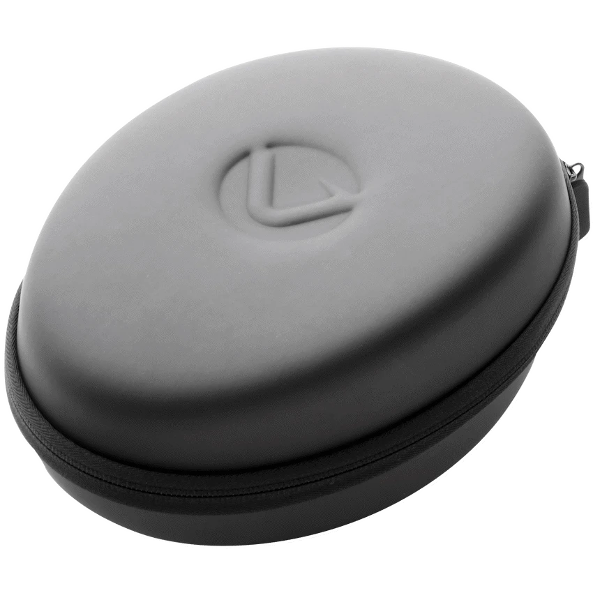 Volkano Shell Elliptical Headphone Case - Black