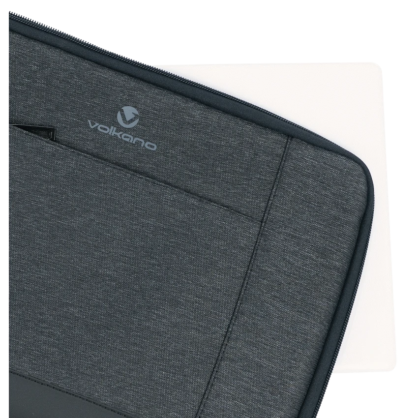 Volkano Trend Series 13.3 to 14.1-Inch Laptop Sleeve - Grey - Image 2