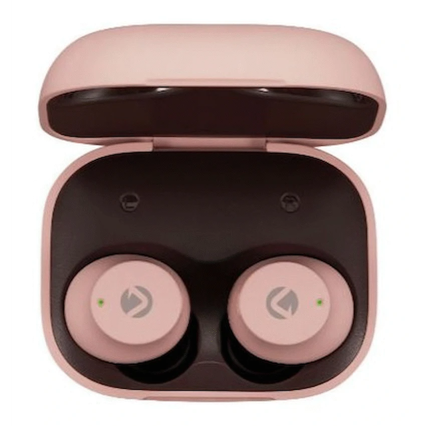 Volkano Taurus Series 2.0 True Wireless Earphones with Charging Case - Pink - Image 2