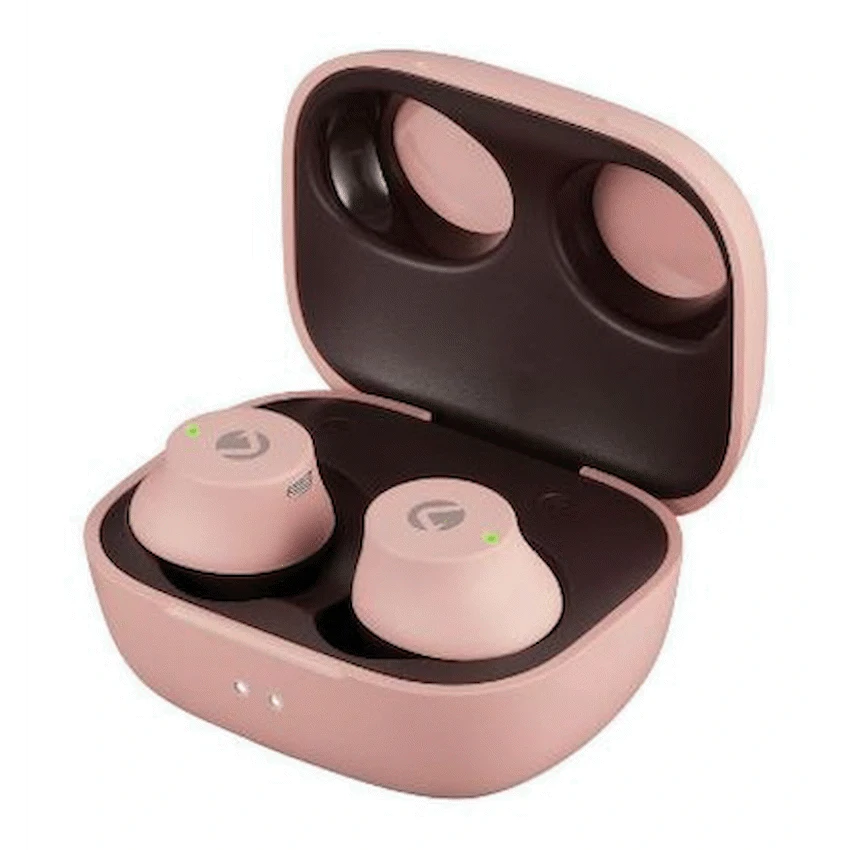 Volkano Taurus Series 2.0 True Wireless Earphones with Charging Case - Pink - Image 4