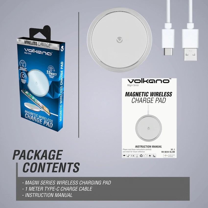 Volkano Magni Series MagSafe Wireless Charge Pad - Image 5