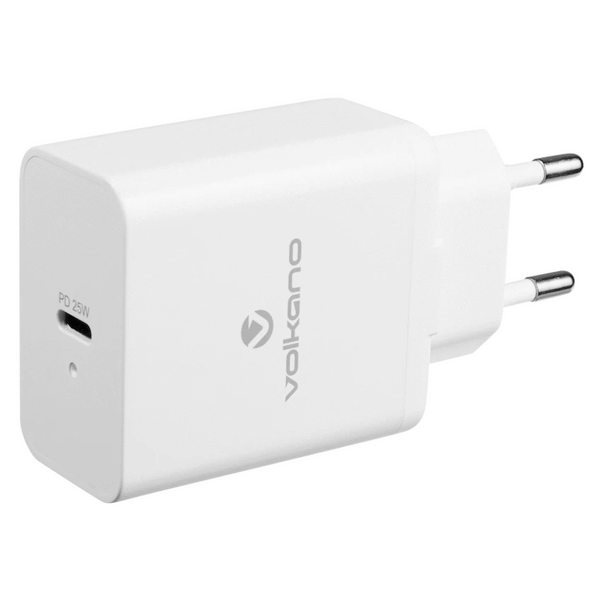 Volkano Potent Series 25w P.D. / PPS Wall Charger - White - Image 2