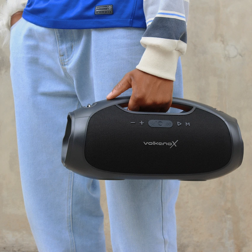 VolkanoX VXS400 Portable Bluetooth Speaker - Black - Image 5