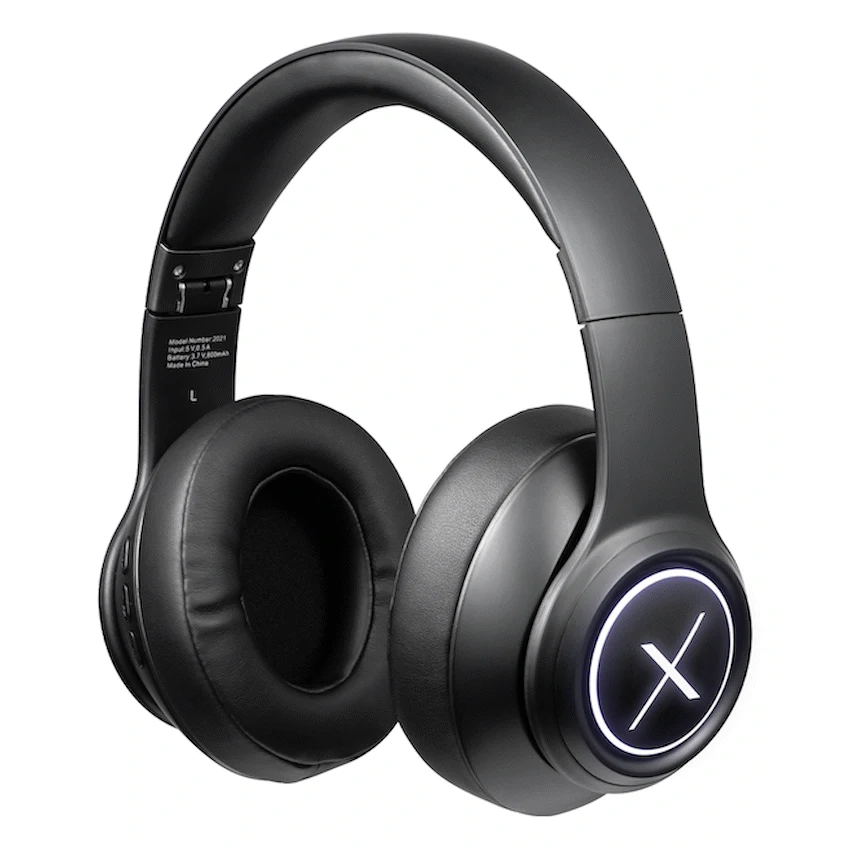 VolkanoX Quasar Series Bluetooth Headphones - Black