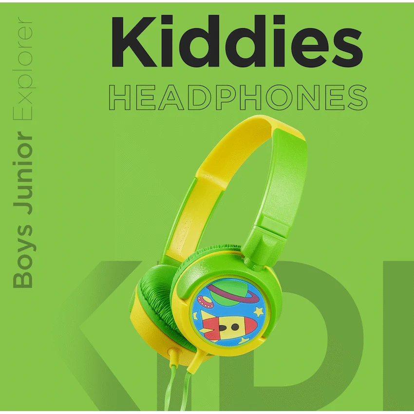 Volkano Kiddies Headphones - Boys Junior Explorer - Image 5