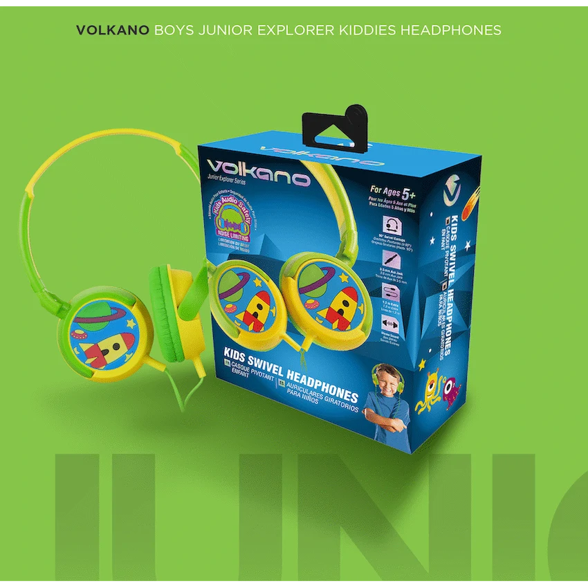 Volkano Kiddies Headphones - Boys Junior Explorer - Image 9