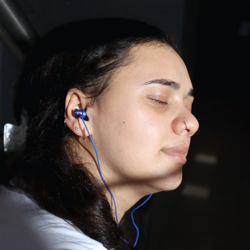 Volkano Earphones with Mic - Stannic Series - Blue - Image 4