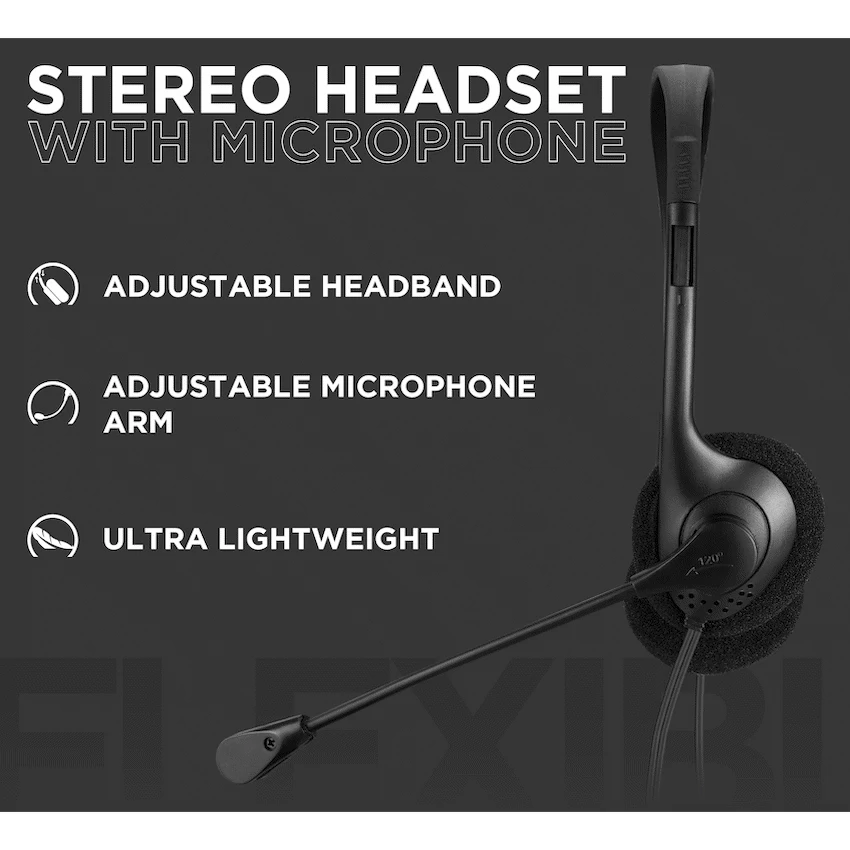 Volkano Chat 2 Stereo Headset with Boom Microphone - Image 6