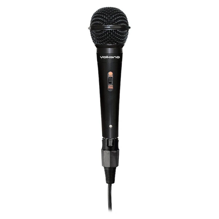 Volkano Ace Series Metal Wired Dynamic Vocal Microphone - Black - Image 3