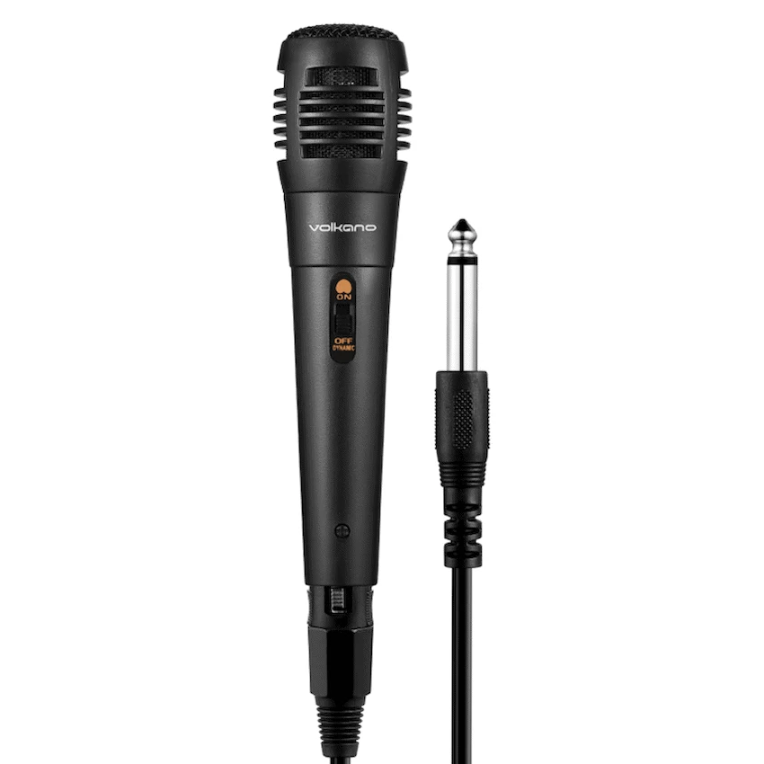 Volkano Vocal Series ABS Wired Microphone - Black - Image 3