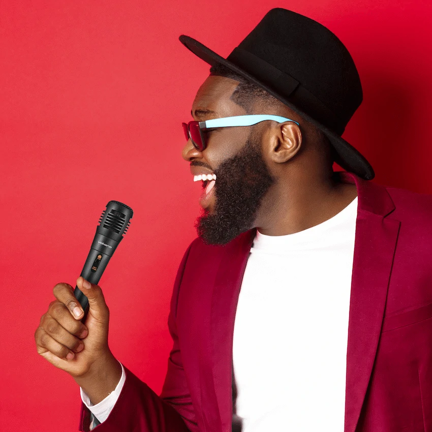 Volkano Vocal Series ABS Wired Microphone - Black - Image 6