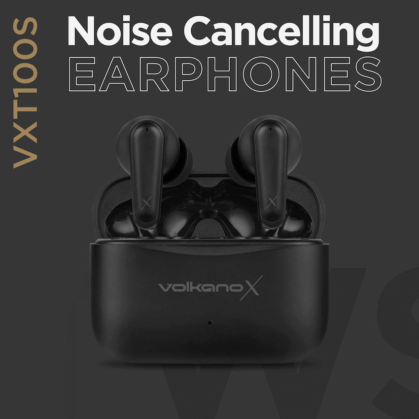 VolkanoX VXT100S TWS Earphones - Black - Image 4