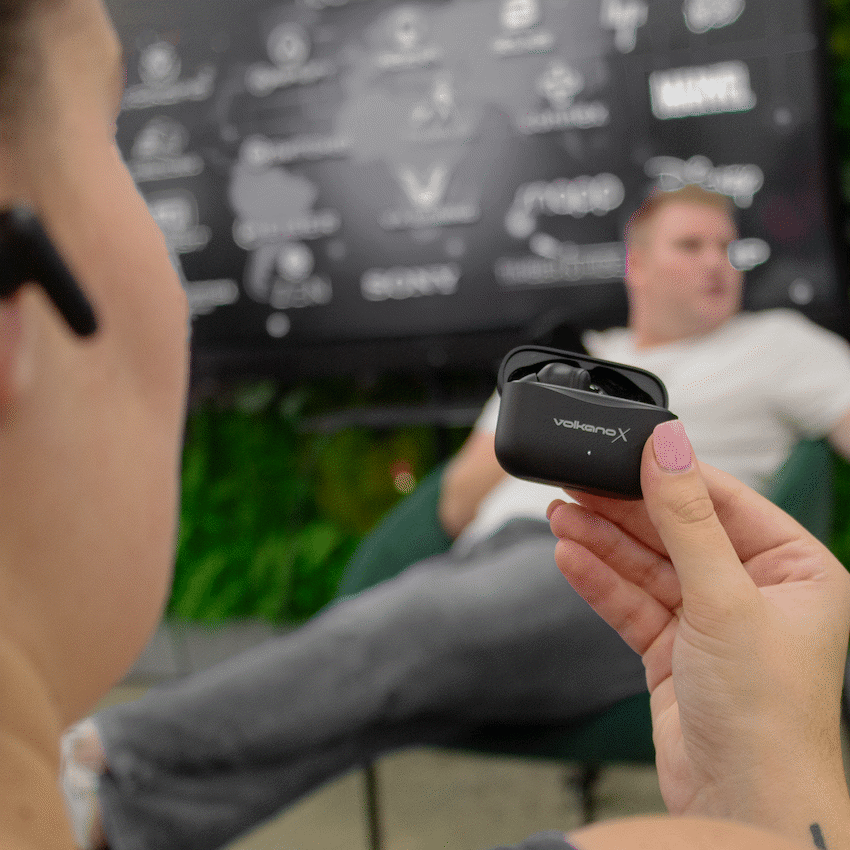 VolkanoX VXT100S TWS Earphones - Black - Image 6