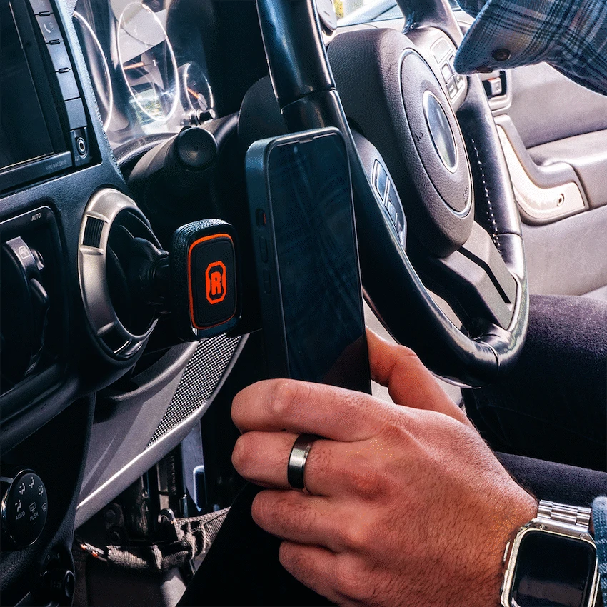 Rugged by Volkano Magnetic Car Air Vent Phone Holder - Image 5