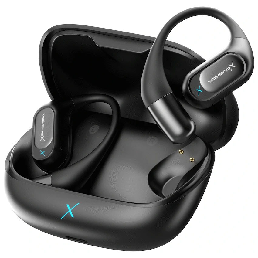 VolkanoX O300 Air Conduction OWS Earphones - Black