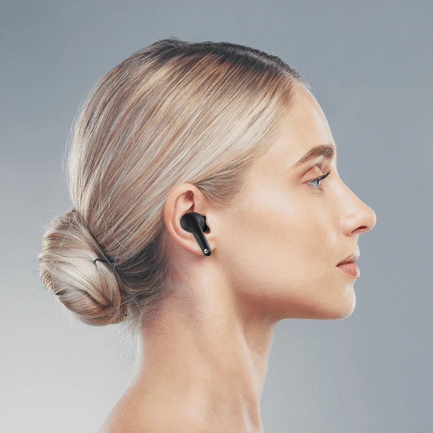 Volkano Silento ANC Series True Wireless + Charging Case - Black - Image 10