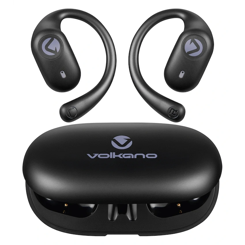 Volkano Stride 2 Air Conduction True Wireless Earphones - Black - Image 4