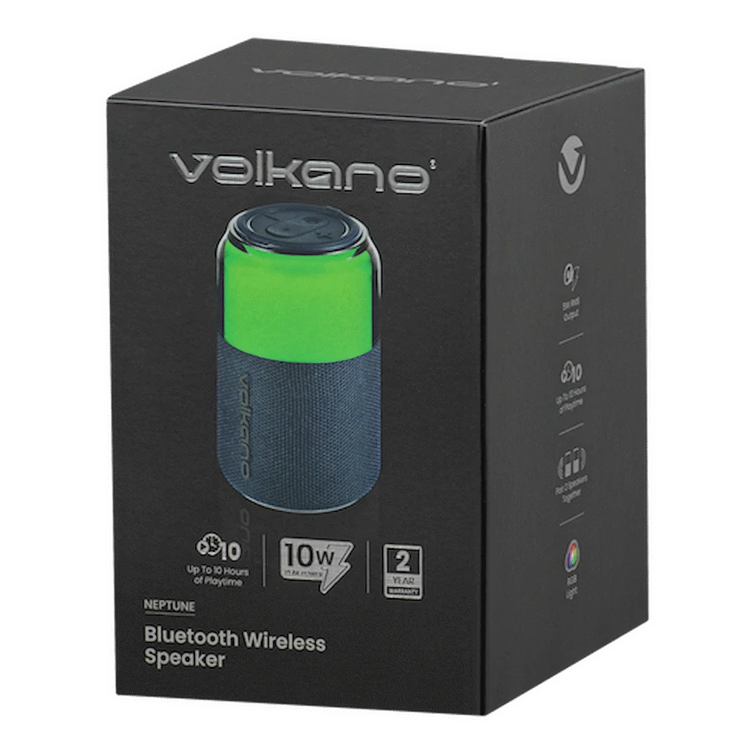 Volkano Neptune Bluetooth Wireless Speaker - Blue - Image 7