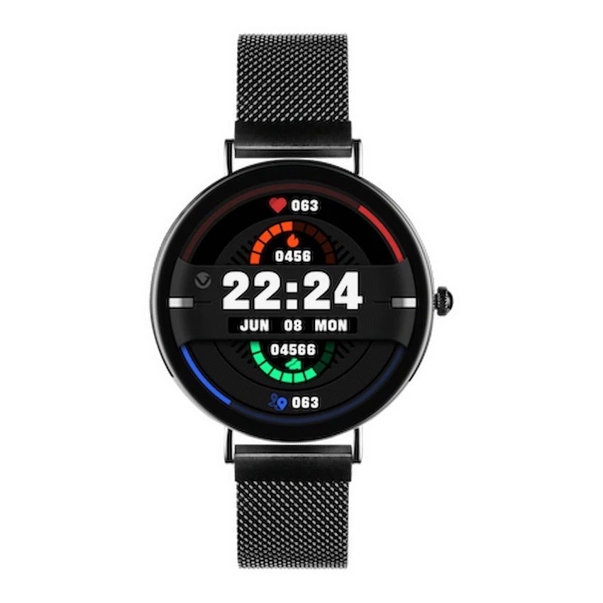 Volkano Valencia Series Ladies Smart Watch - Black - Image 10