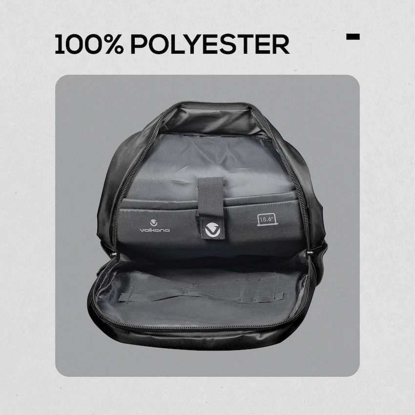 Volkano Spectre 15.6" Laptop Backpack - Black - Image 4