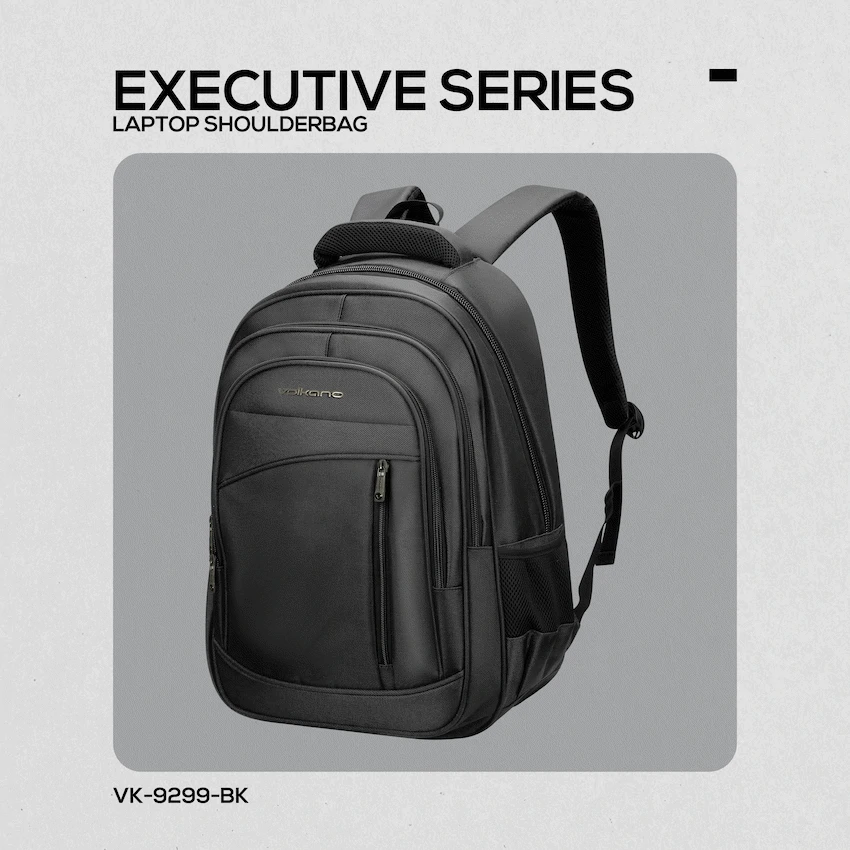 Volkano Spectre 15.6" Laptop Backpack - Black - Image 9