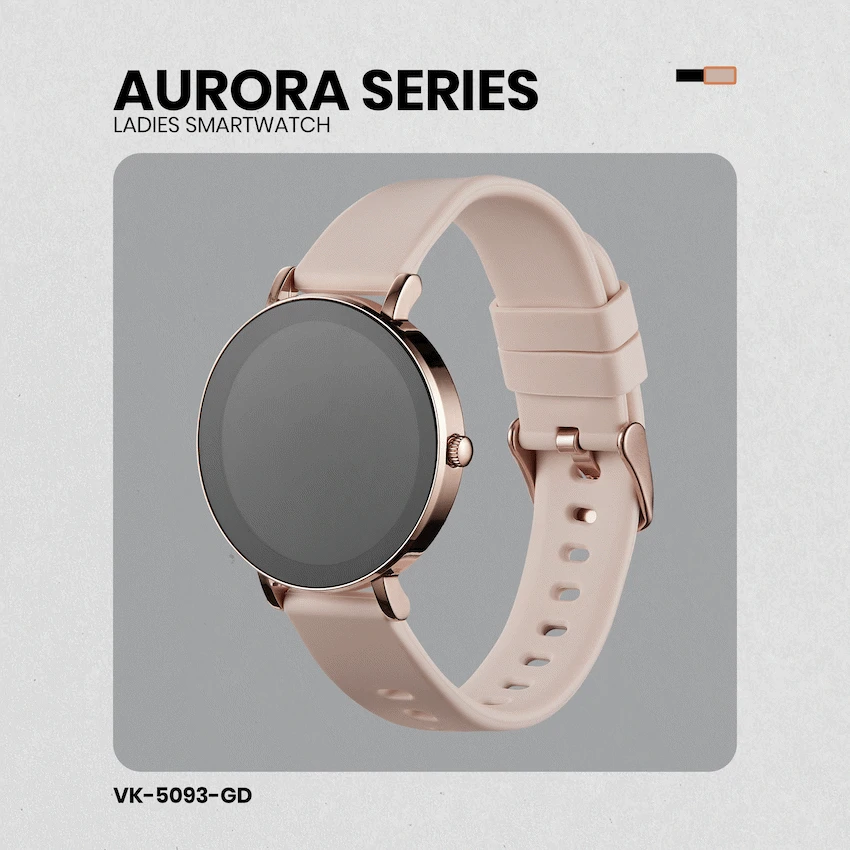Volkano Aurora Series Ladies Smart Watch - Gold - Image 2