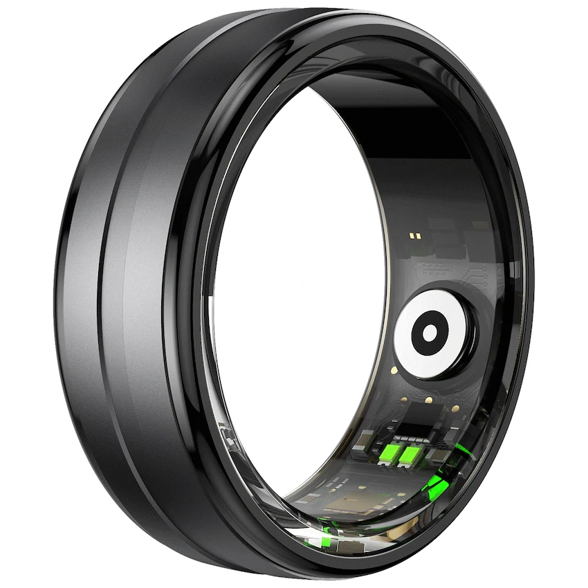 Volkano Ring Series Smart Ring with Charge Case - Black 18.9mm - Image 3