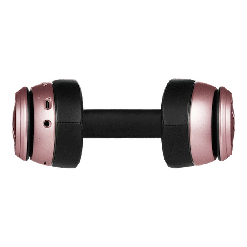 VolkanoX Quasar Series Bluetooth Headphones - Rose Gold - Image 9