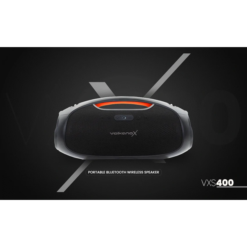 VolkanoX VXS400 Portable Bluetooth Speaker - Black - Image 7