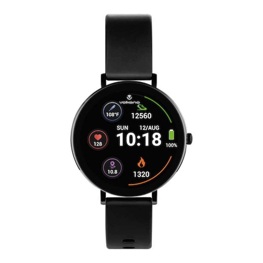 Volkano Aurora Series Ladies Smart Watch - Black - Image 7