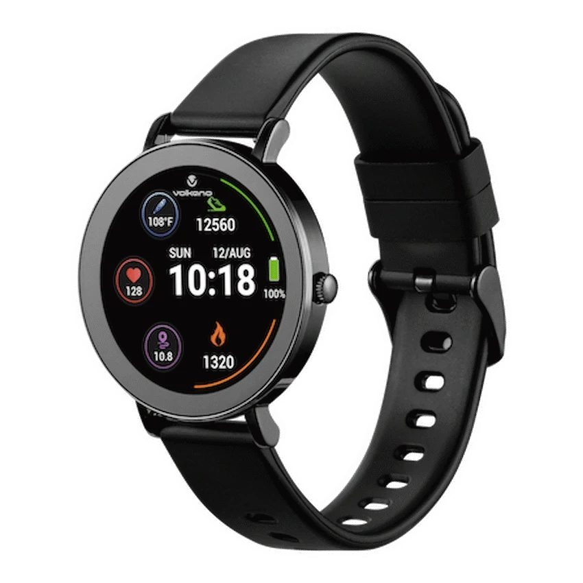 Volkano Aurora Series Ladies Smart Watch - Black - Image 10